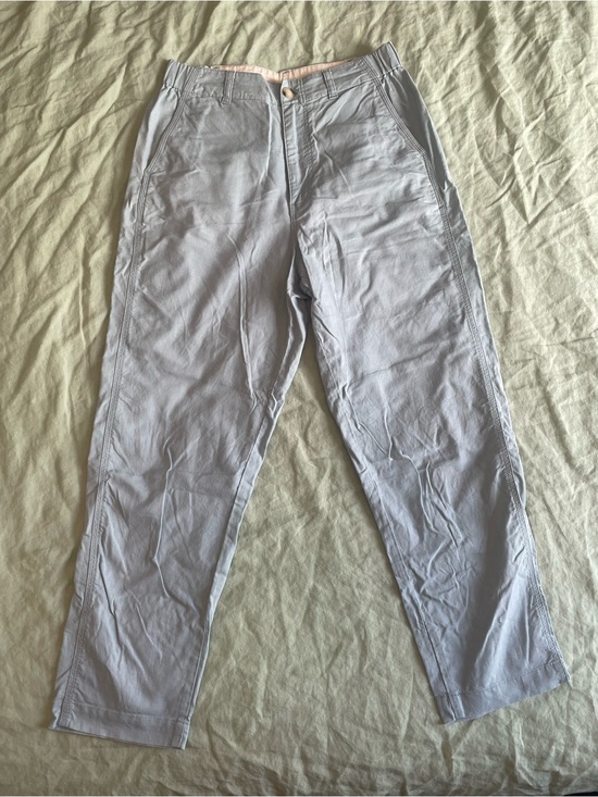Uniqlo Pants - Uniqlo Women's Light Blue Casual Trousers
